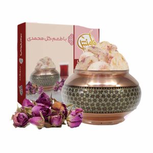 سوهان (پولکی) بدون قند با طعم گل محمدی