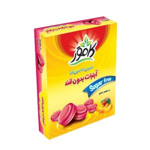 آبنبات بدون قند کامور با طعم هلو