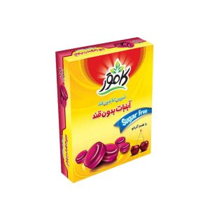 آبنبات بدون قند کامور با طعم البالو