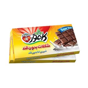 شکلات تخته ای بدون قند کامور