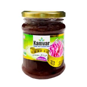 مربا گل محمدی بدون شکر کامور