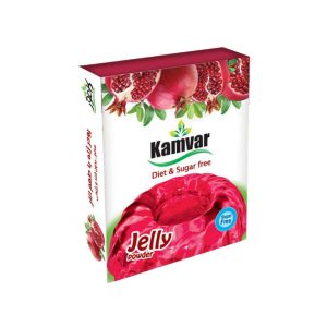 پودر ژله رژیمی بدون قند کامور باطعم انار