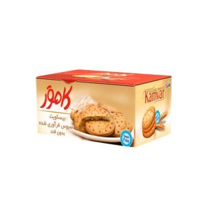 بیسکوییت با سبوس فراوری شده بدون قند کامور