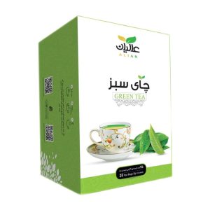 دمنوش کیسه ای چای سبز عالیان