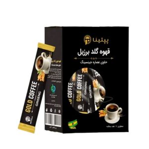 قهوه گلد برزیل حاوی جینسینگ پپتینا – ساشه ۱۵ عددی